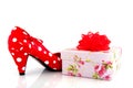 Shoe with present