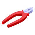 Shoe repair pliers icon, isometric style Royalty Free Stock Photo