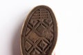 Shoe sole on white background Royalty Free Stock Photo