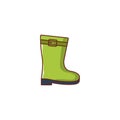 Shoe vector line flat icon Royalty Free Stock Photo