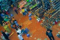 Shoe vendors wait for business, Vietnam