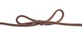 Shoelace bow knot isolated Royalty Free Stock Photo