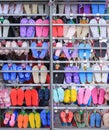 Shoes Asia color Wallpepers thailand Cambodia Royalty Free Stock Photo