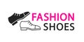 Shoes boutique logo sign. Footwear store banner