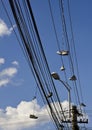 Shoes on cables and wires