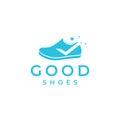 Shoes cleaner service logo design