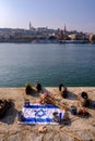 Shoes on the Danube Bank Jewish memorial in Budapest, Hungary Royalty Free Stock Photo