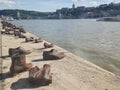 Shoes on the Danube Bank memorial. Budapest, Hungary Royalty Free Stock Photo