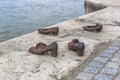 Shoes on the Danube Embankment in Budapest