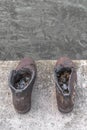 Shoes on the Danube Embankment in Budapest