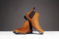 Shoes. fashion men`s boots still life