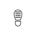 Shoes Footprint outline icon