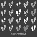 Shoes Footprint Set