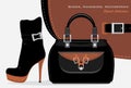 Shoes, handbags and accessories. Collection