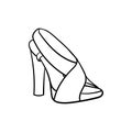 Shoes heels beauty illustration creative design