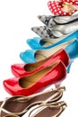 Shoes with high heels Royalty Free Stock Photo