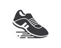 shoes icon logo vector illustration design