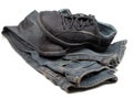 Shoes and jeans Royalty Free Stock Photo