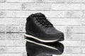 New Balance 754 Fur Black sneakers.