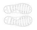 Shoes outsole pattern sample2 Royalty Free Stock Photo