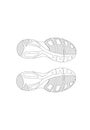 Shoes outsole pattern sample6