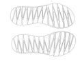 Shoes outsole pattern sample3 Royalty Free Stock Photo