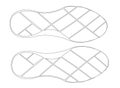 Shoes outsole pattern sample5 Royalty Free Stock Photo