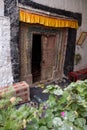 Entrance to Buddhist Temple, Basgo Fort, Ladakh