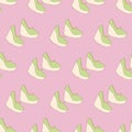 Shoes seamless pattern Royalty Free Stock Photo