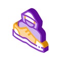 Shoes Shoplifter Human isometric icon vector illustration