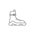 Shoes, technology icon. Element of future world icon. Thin line icon for website design and development, app development. Premium