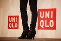 Shoes of UNIQLO Royalty Free Stock Photo