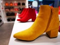 Shoes women of leather colorful