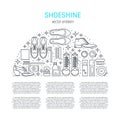 Shoeshine vector icons