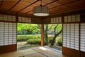 Shofuen tea house, Fukuoka city, Japan. Royalty Free Stock Photo