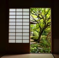 Shofuen tea house garden, Fukuoka city, Japan. Royalty Free Stock Photo