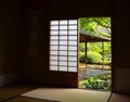 Shofuen tea house garden, Fukuoka city, Japan. Royalty Free Stock Photo