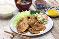 Shogayaki, japanese ginger pork