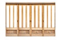 Shoji , Traditional Japanese door,window or room divider consisting isolated