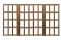 Traditional Japanese door,window or room divider consisting isolated Royalty Free Stock Photo