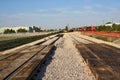 Shoo fly rail detour for the Waverley Street Underpass Royalty Free Stock Photo