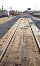 Shoo fly rail detour for the Waverley Street Underpass Royalty Free Stock Photo