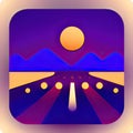 Shoot âEm Up Software App Icon. Generative AI.