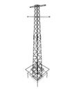 Power Line Tower 3D blueprint