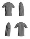 T-Shirt Gray Template