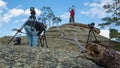 The Shooting Area in the Mountains