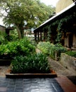 Gardens of the Casa Santo Domingo hotel located in Antigua Guatemala