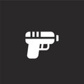 shooting icon. Filled shooting icon for website design and mobile, app development. shooting icon from filled emergencies