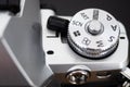 Shooting mode selection wheel of a digital camera Royalty Free Stock Photo