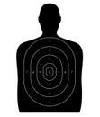 Shooting Range - Human Target Royalty Free Stock Photo